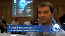 Petar Kovacevic (Wasserfreunde Spandau 04) after LEN Champions League Preliminary DRAW