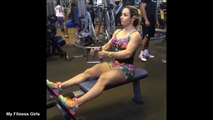 REBECCA FERRARI - WBFF Diva Fitness Model: Exercises to Tone Arms, Abs, Back and Shoulders @ Brazil
