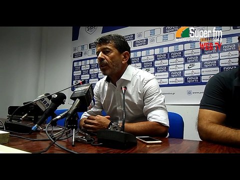 ΠΑΣ Γιάννινα-ΠΑΟΚ 3-1 ΔΗΛΩΣΕΙΣ ΠΕΤΡΑΚΗ