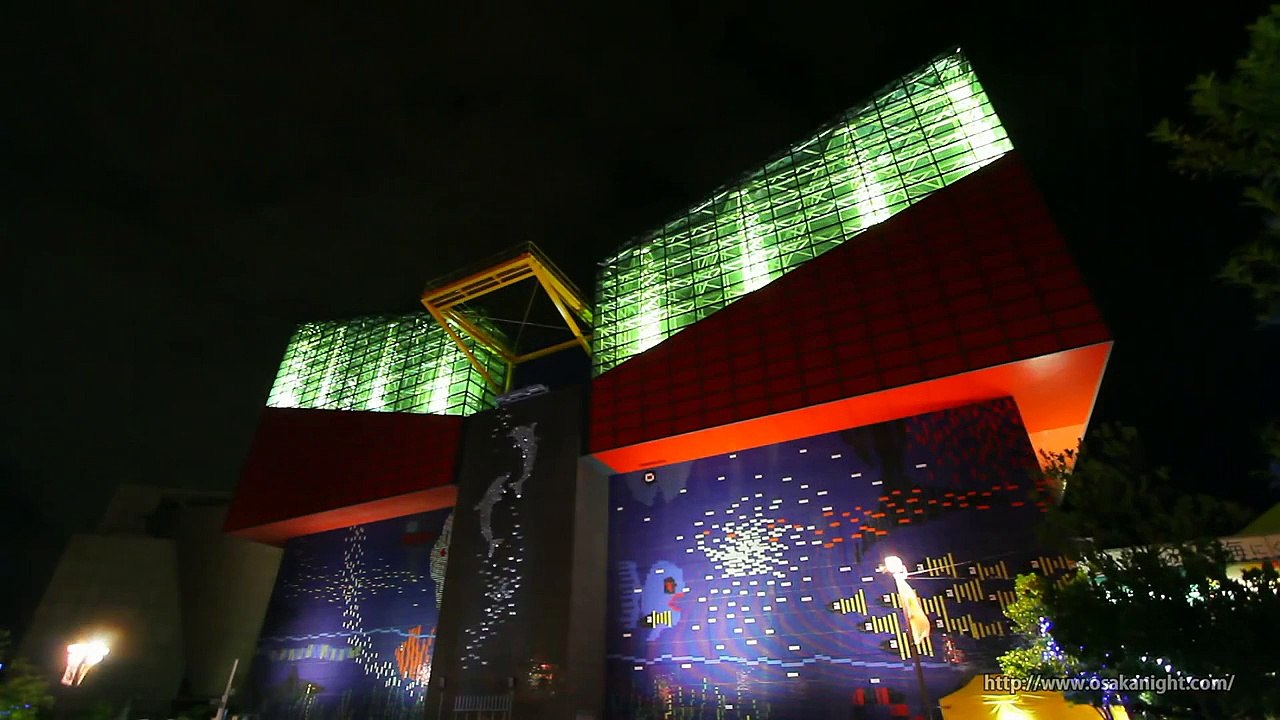大阪 海遊館 ナイトアクアリウム 夜の水族館 Kaiyukan Night Aquarium Osaka Japan