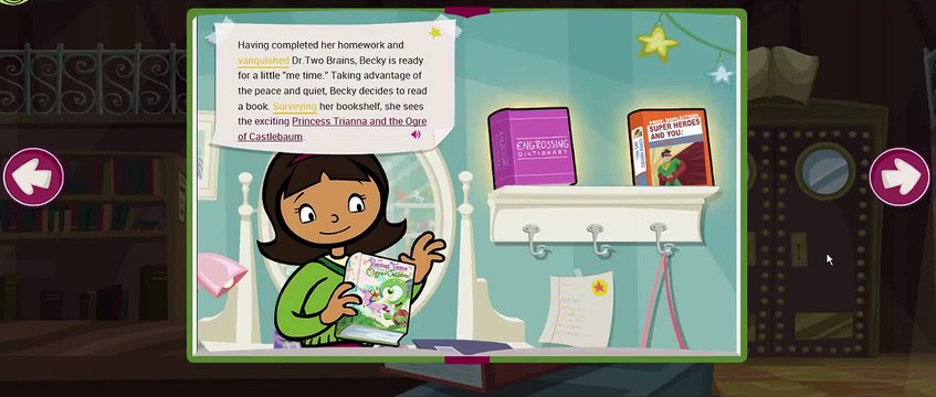 Word Girl Becky Botsford Becky's Day Off Cartoon Animation PBS Kids Game Play Walkthrough