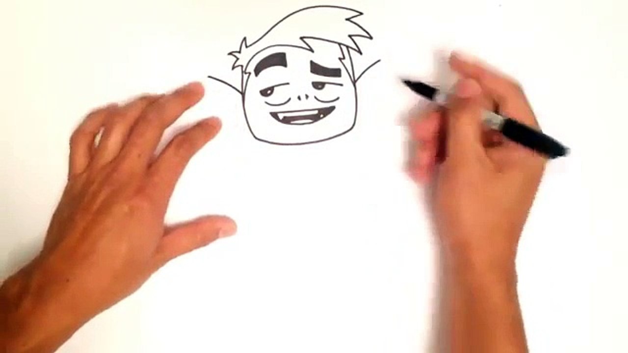 How to Draw Beast Boy- Teen Titans GO!- Video Lesson
