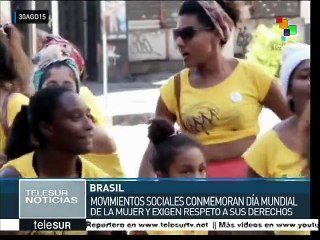 Piden brasileñas alto a la militarización del país