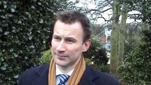 Jeremy Hunt MP visits Chester and inspects the Walls