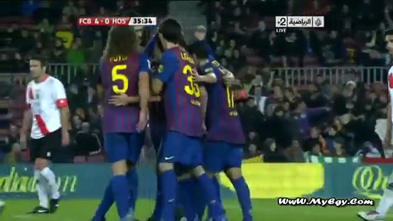 Barcelona 9-0 Hospitalet - Arabic Commentary