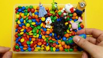 M&M's Surprise Toys Hide & Seek - Pluto, Minion, Elephant, Spongebob Toys
