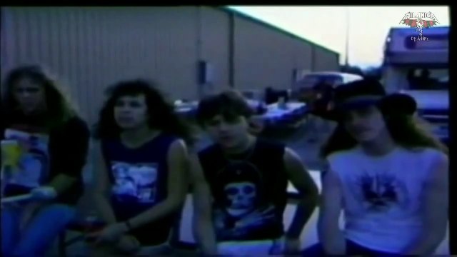 Metallica Interview with Cliff Burton Master of Puppets Tour Texas 1986
