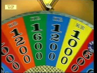 Endnu et klip fra Lykkehjulet/Danish Wheel of Fortune