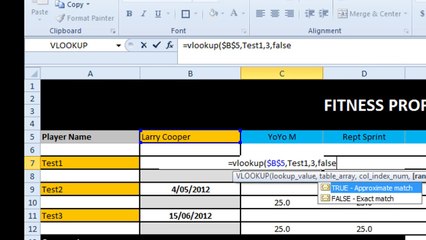 EAF#30 - Excel Radar Chart for Athlete Profile