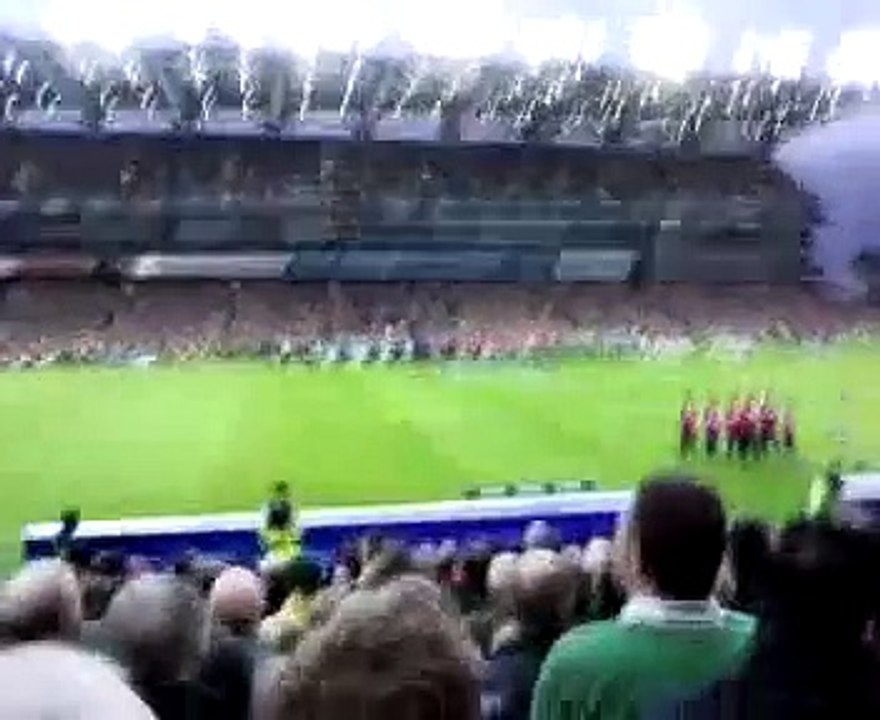 Ireland v England National Anthems from Croke Park