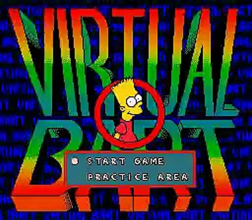 Virtual Bart (SNES) gameplay