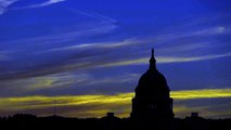Pre-Dawn Clouds over the US Capitol Building in Washington DC