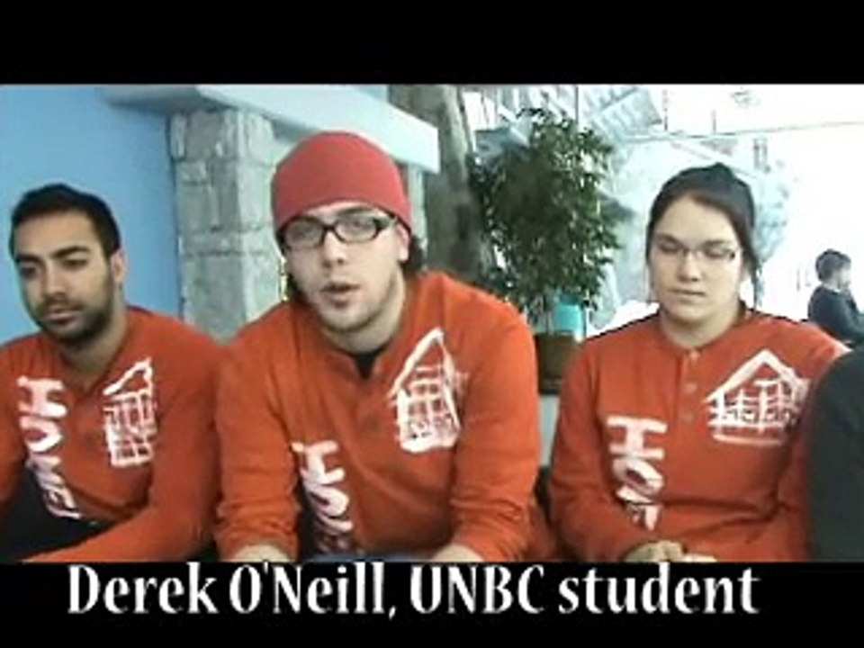 Five students at UNBC spent five days as homeless