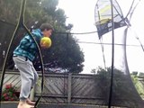 Trampoline Basketball Trick Shots