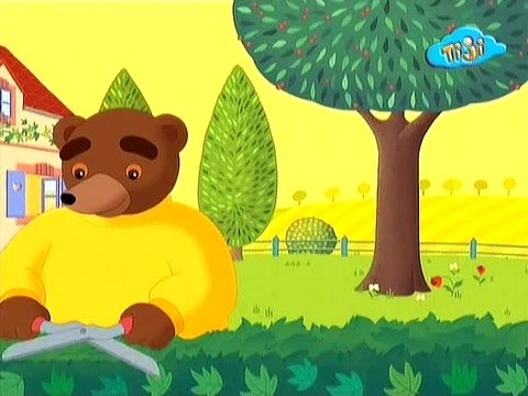 Приключения бурого медвежонка 20.Бурый медвежонок играет в снежки