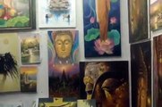 Oil Paintings and Tattoos - Artist Street Pattaya.
