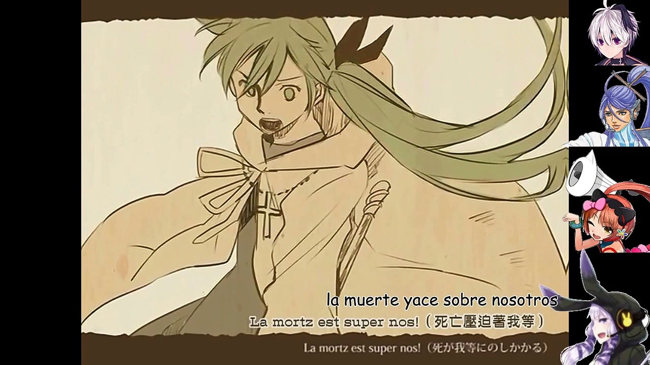 【LUKA V4, Gackpoid V4, Yuzuki Yukari V4, V flower, Iroha V4】【Vocaloid 4 】witch hunt【cover español】