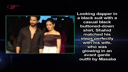 Shahid Kapoor And Mira Rajput Grace The Ramp At Lakme Fashion Week 2015