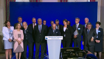 Réunion des ministres de l'Intérieur et des transports de neuf pays européens