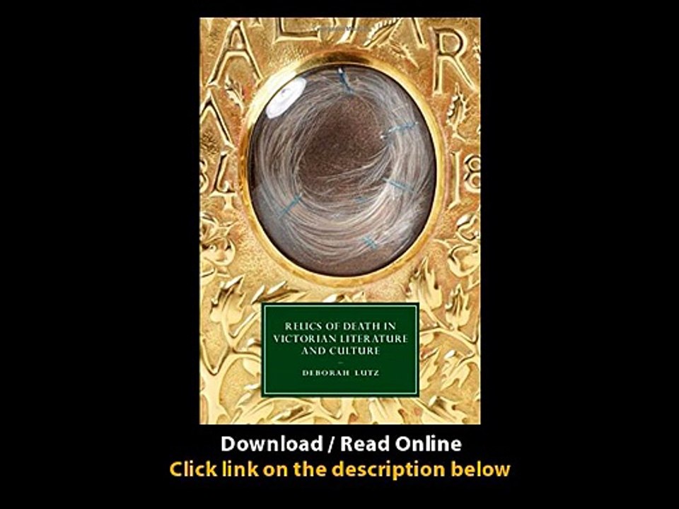 Download PDF Relics of Death in Victorian Literature and Culture