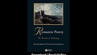 Download PDF Romantic Poetry An Annotated Anthology
