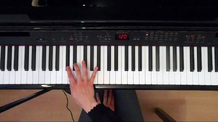 Bb Minor Melodic Scale 3rd Apart Piano Demo Right Hand