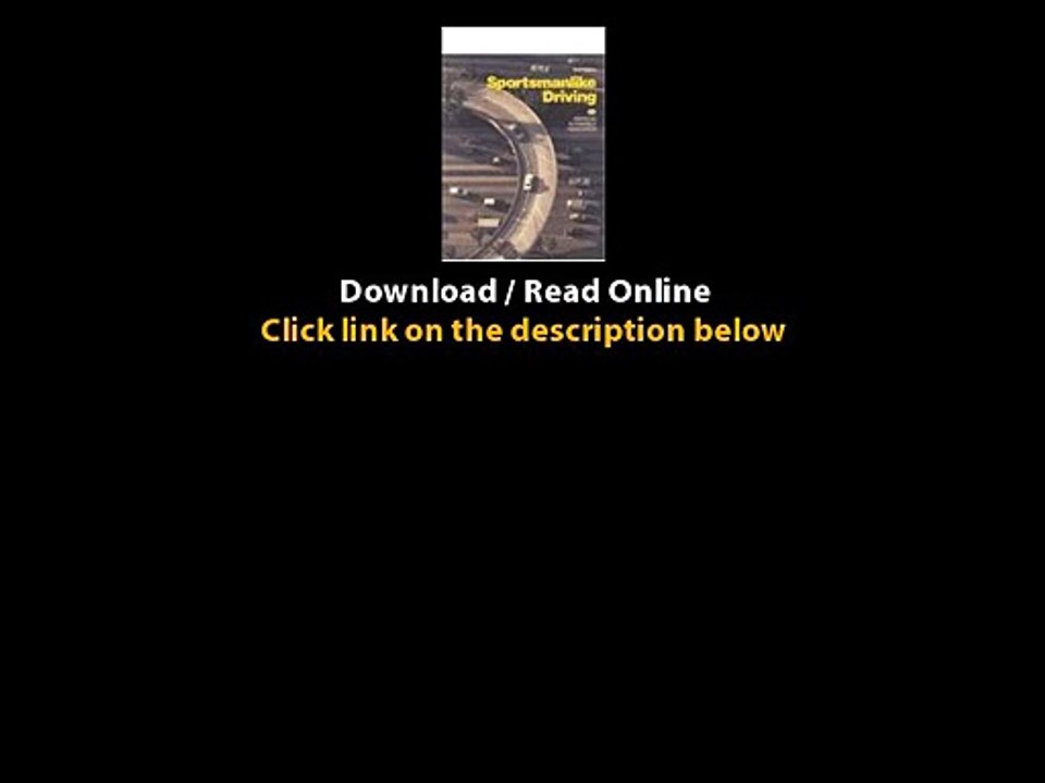 Download PDF Sportsmanlike Driving