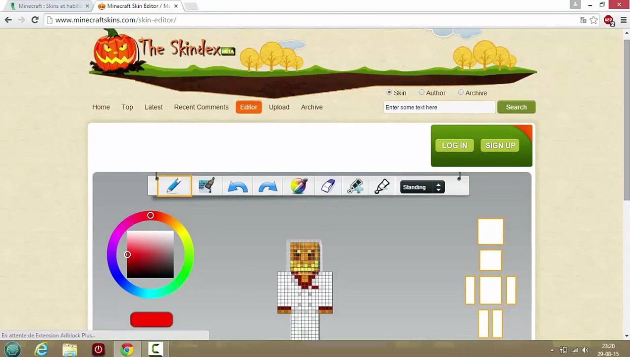 Tuto : Comment créer ou modifier son skin Minecraft