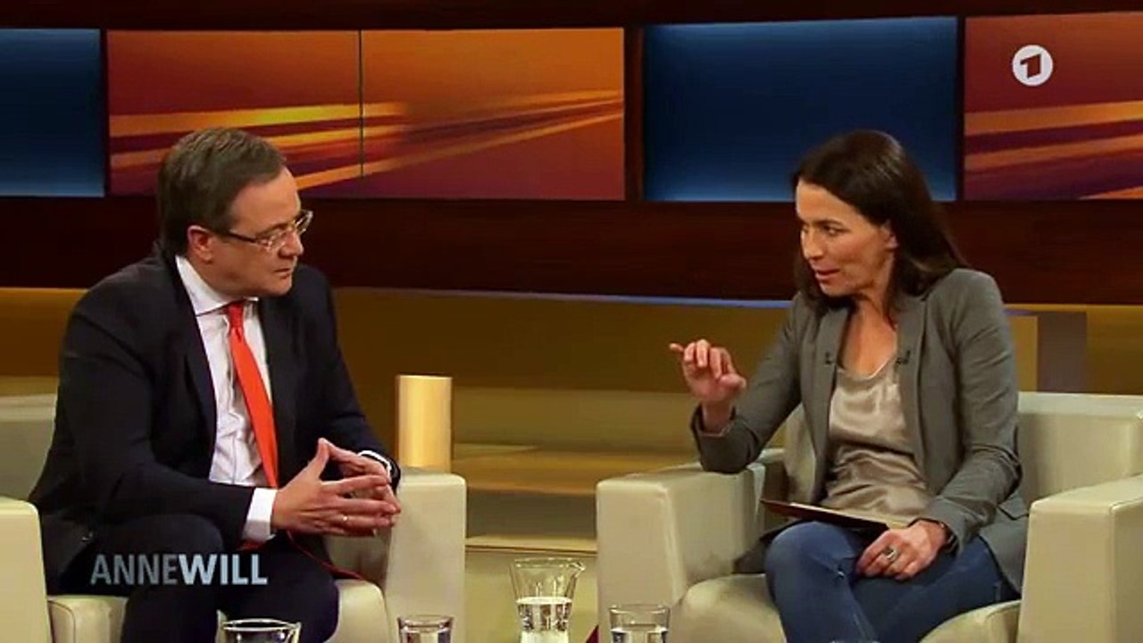 "Der Friedensvertrag ist nie gekommen" Armin Laschet CDU - Anne Will 11.03.2015 - Bananenrepublik