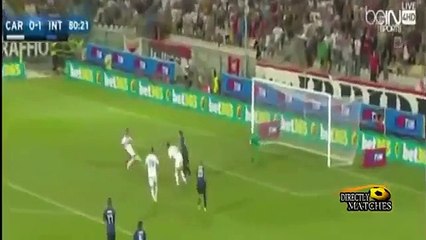 Carpi vs Inter 1-2 All Goals & Highlights 30 8 2015 Serie A