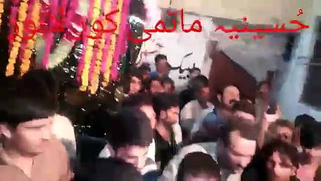 hussainia matmi kor lhr,sangat bawa syed ali raza bokhari