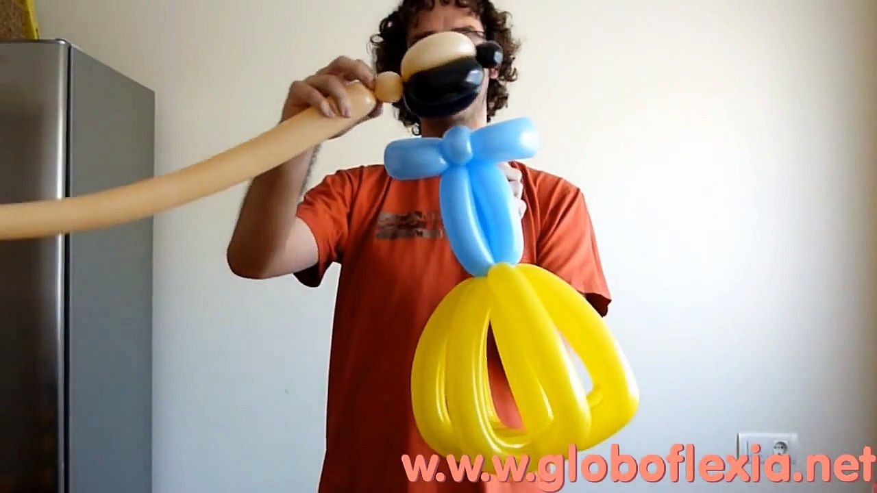 BLANCANIEVES - PARTE 2 - FIGURA  DIFICIL - CURSO  GLOBOFLEXIA GLOBOS BALLOON