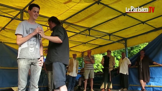Quentin, 18 ans, champion du cri de cochon 2015 de Crépy-en-Valois !