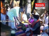 Sri Lankan President Mahinda Rajapaksa visited Tirupati for Darshan