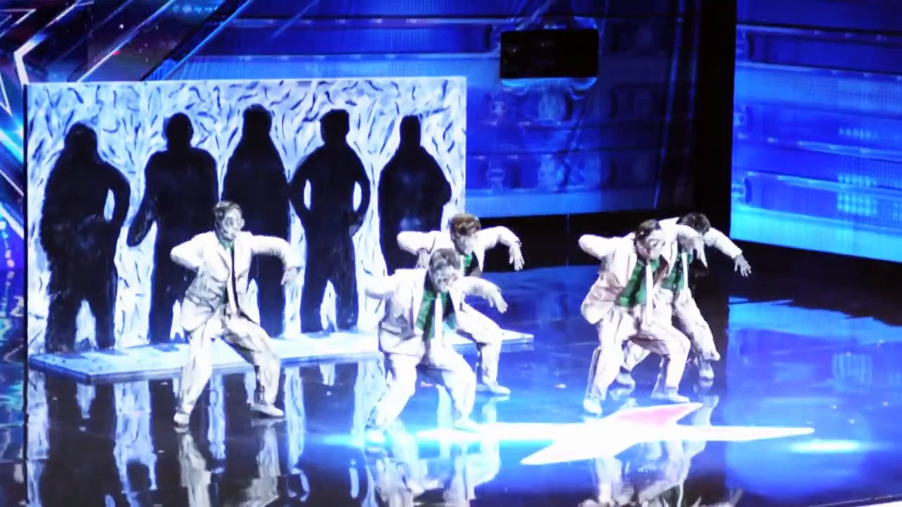 Animation Crew: Cool Act Combines Dancing and Painting - America's Got Talent 2015