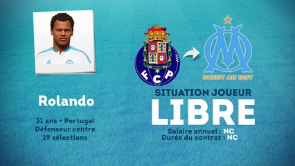 Officiel : Rolando file libre à l'OM !