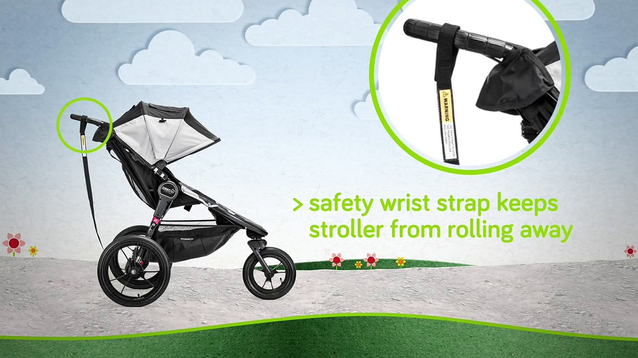 Poussette tout-terrain et de jogging Summit X3 Stroller de Baby Jogger