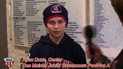 Ryan Dunn of Des Moines Jr Buccaneers PeeWee A