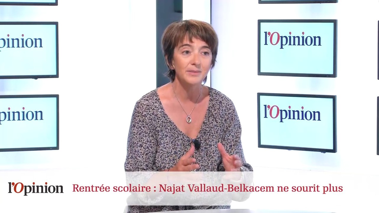 Rentrée scolaire : Najat Vallaud-Belkacem ne sourit plus