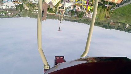 Cobra Roller Coaster POV Crazy Shuttle Loop Connyland Switzerland