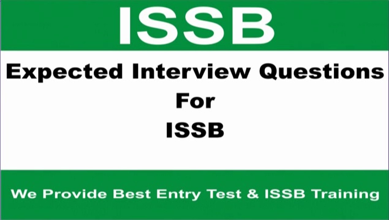Expected Interview Questions For Issb Part -1