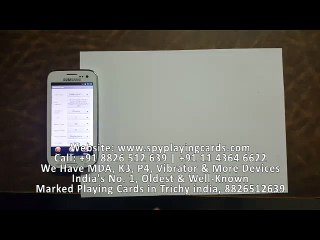 Marked Playing Cards Cheating in Trichy, 8826512639