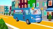 Animals The Wheels on the Bus Go Round and Round Rhymes | Cartoon Children Nursery Rhymes