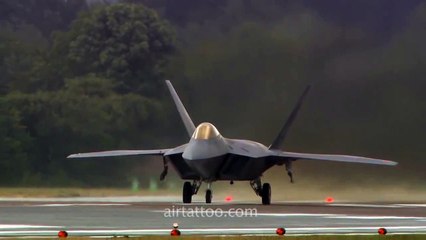 F22 Raptor IMPRESIONANTE despegue¡¡¡