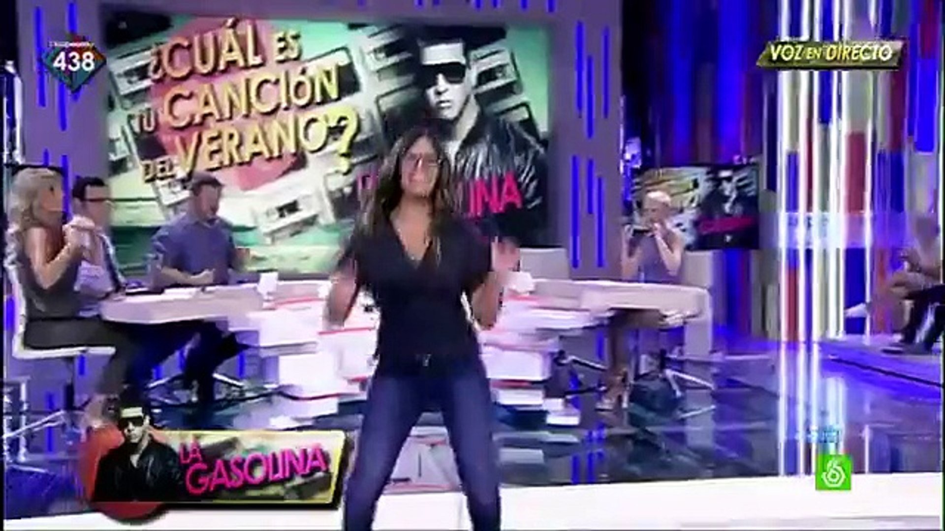 ⁣Cristina Pedroche 'perrea' con 'Gasolina' de Daddy Yankee en Zapeando