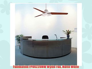 Fanimation FPD6220MW Wylde Fan Matte White