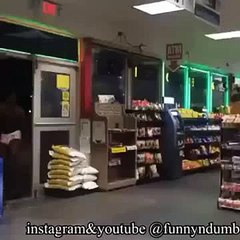 Funny Video Man Skiting in Shopping in Underwear