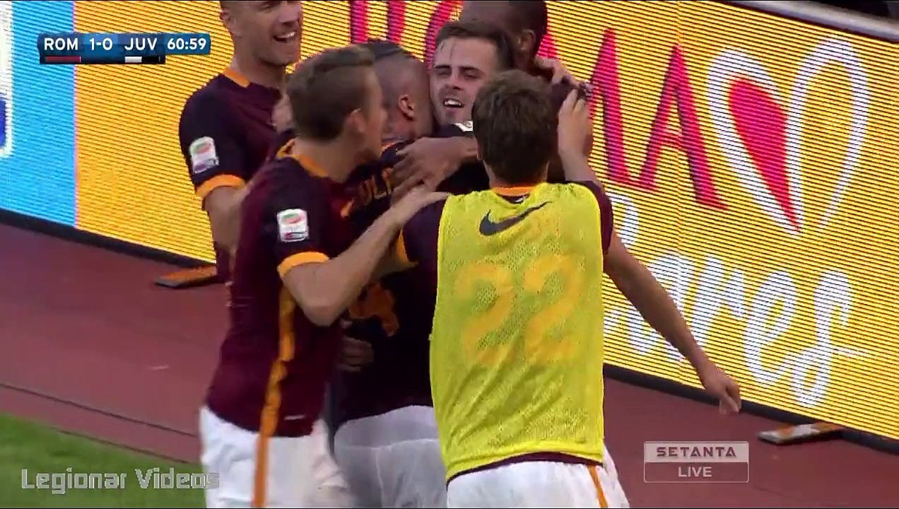 Pjanic & Dzeko goals Vs Juventus 30-8-2015_720p HD (Roma 2-1 Juventus)