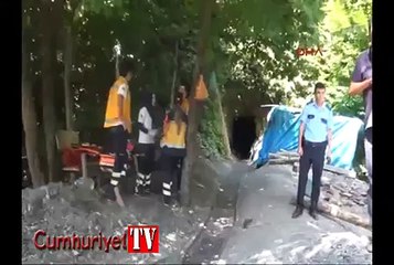 Kaçak kömür ocağında 2 işçi mahsur kaldı