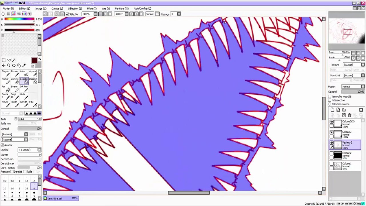 SpeedPaint Foxy Human (Fnaf (Five Nights at Freddy's))